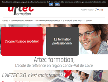 Tablet Screenshot of formation-aftec.com